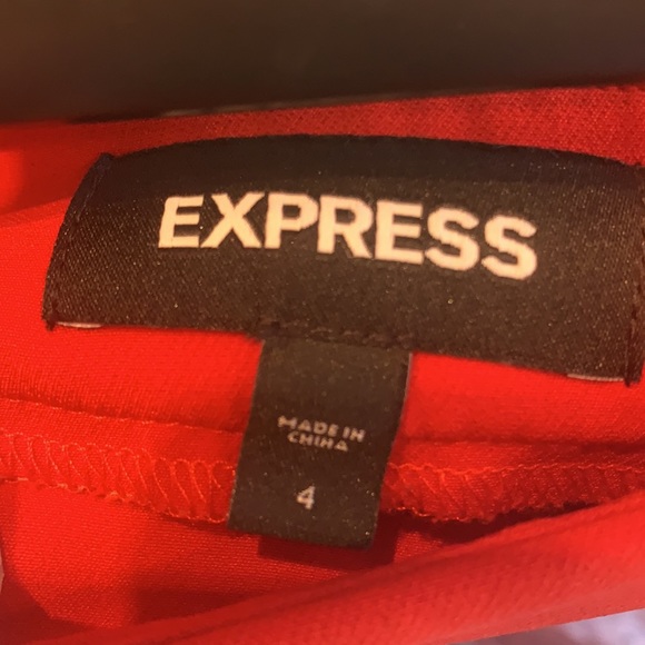 2/$40 👸🏻 Express Asymmetrical Red Skirt ❤️ - Picture 5 of 5